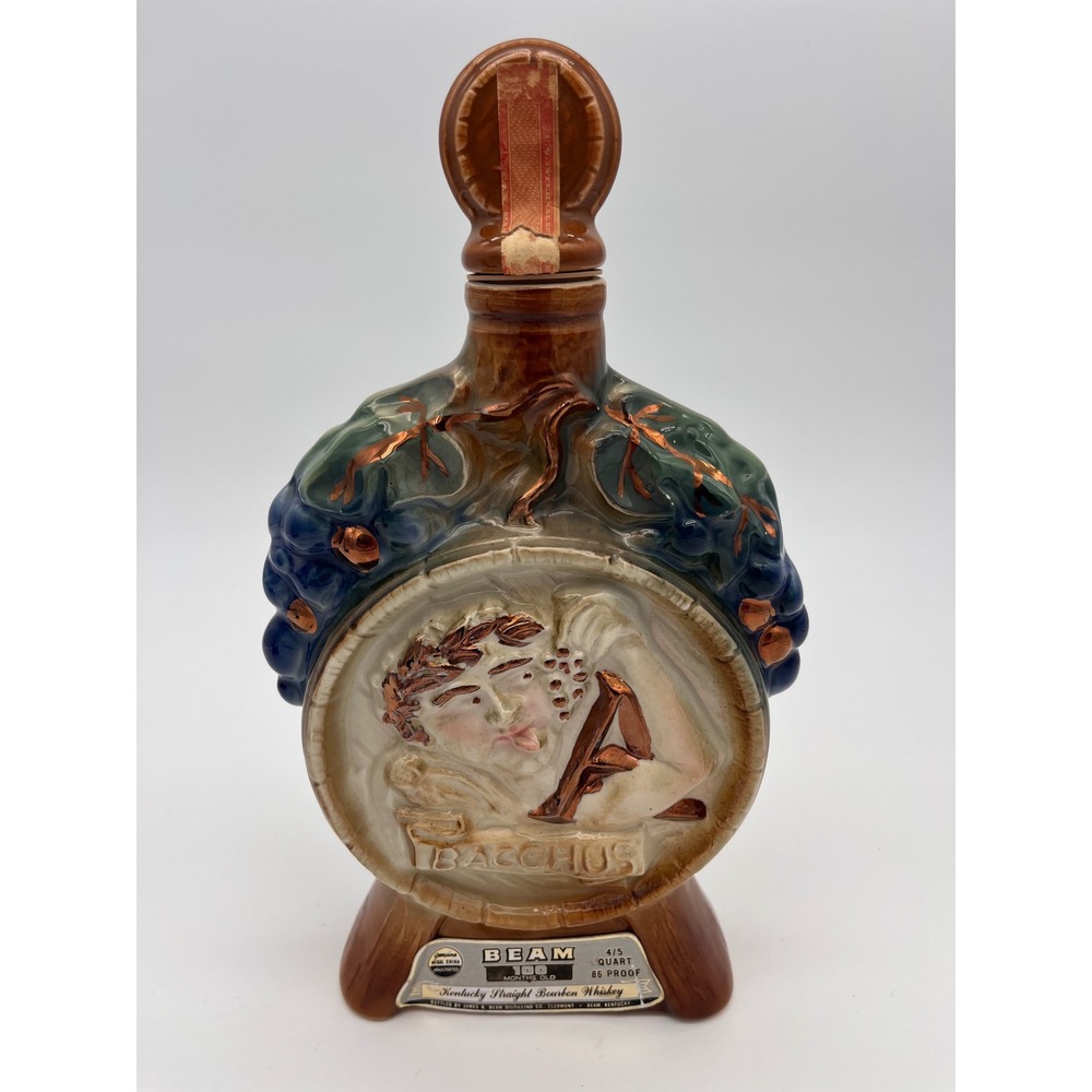 Vintage Jim Beam Bacchus Decanter Regal China Armanetti Chicago Bourbon Bottle